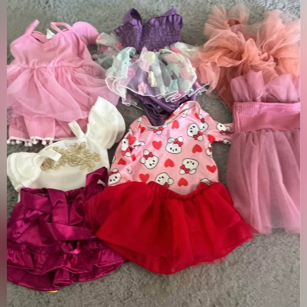 🎶BUNDLE🎶-6/$18 SHEIN Baby Girl Outfits 0/3 mo- 6 outfits for $18